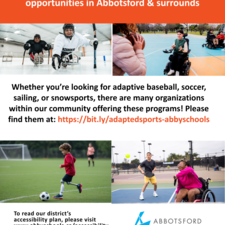 Accessibility awareness in Abbotsford School District: Adapted Sports